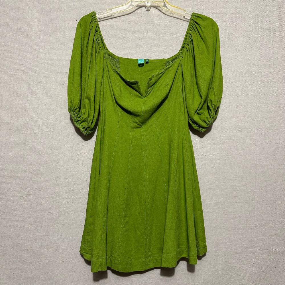 Farm Rio Linen Blend Mini Dress - size M